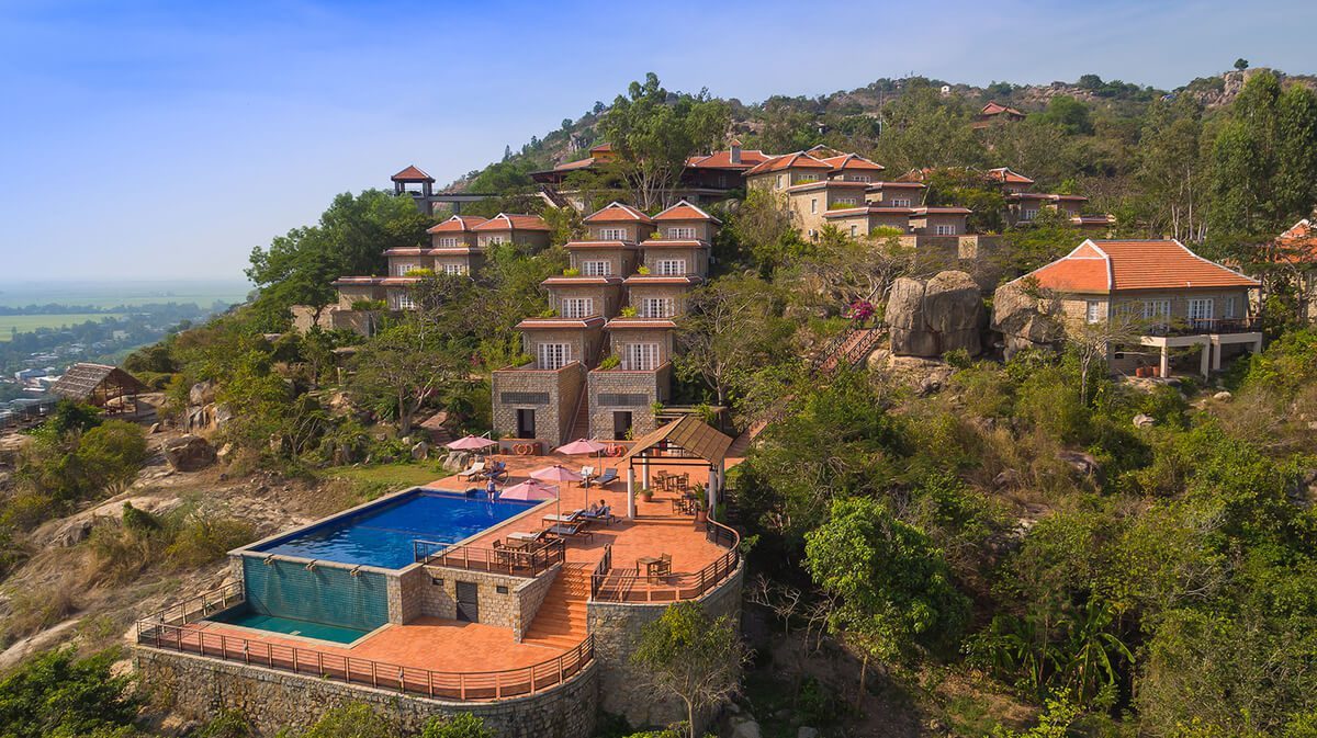 Victoria Núi Sam Lodge nhìn từ trên cao, Châu Đốc